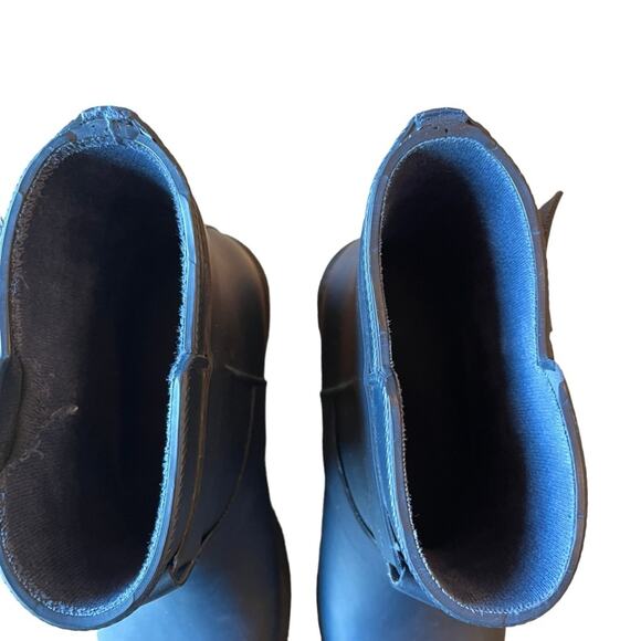 Gentle Souls by Kenneth Cole Best Fun Rain Boots Navy Size 8 Pull-On Ankle - Picture 6 of 8